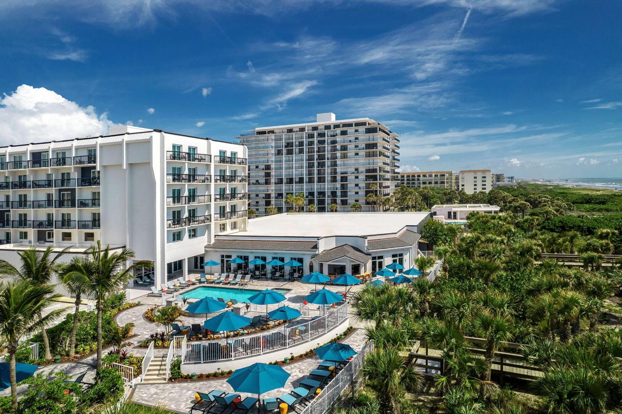 Hilton Garden Inn Cocoa Beach-Oceanfront, Fl Exteriör bild